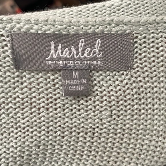 Good Vibes mint green knit sweater - Picture 3 of 3